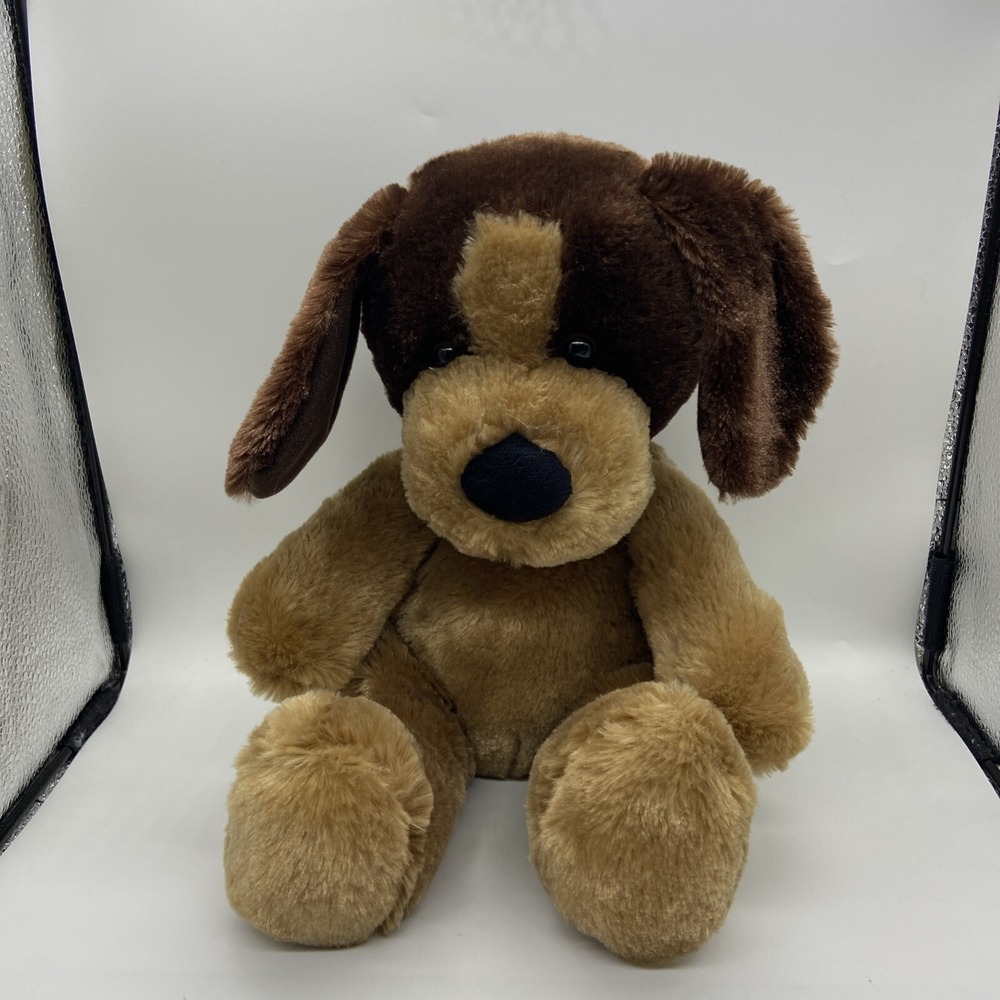 Build-A-Bear Workshop Brown Tan Puppy Dog Plush Stuffed Animal 15‎ inch 10/13